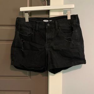 black old navy shorts